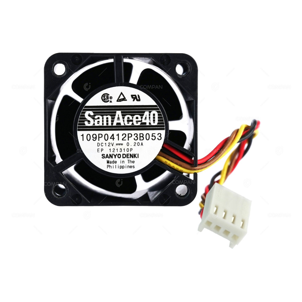 1090412P3B053 SANYO DENKI FAN DC 12V 0.20A 40MM X 28MM 121310P